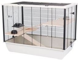 INTER-ZOO Hugo Wood grey - kooi voor knaagdieren - 78 x 48 x 58cm