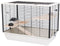INTER-ZOO Hugo Wood grey - kooi voor knaagdieren - 78 x 48 x 58cm