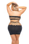 NET WORTH 2 PCS BANDEAU SET BLACK, QUEEN