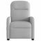 Fauteuil verstelbaar stof wolk grijs