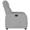 Fauteuil verstelbaar stof wolk grijs