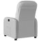 Fauteuil verstelbaar stof wolk grijs