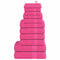 12-delige Handdoekenset 360 g/m 100% katoen roze