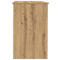 Bureau 102x76x50 cm bewerkt hout artisanaal eikenkleur