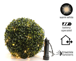 2 stuks - Lumineo - LED Durawise boxnetverl.bui bo/dia50cm-84L/zwart/warm wit