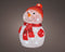 Lumineo - LED sneeuwpop l25b25h35cm-40l hldr kerst