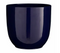 Mica Decorations - Tusca pot rond d.blauw glanzend h11xd12cm