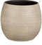 Mica Decorations - Alentejo pot rond beige h15xd16cm