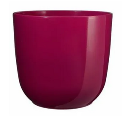 Mica Decorations - Tusca pot rond fuchsia h13xd13,5cm