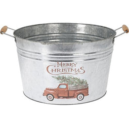 Hortus - Kerst Teil Rond Metaal - 47x38 cm
