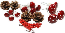 HBX Deco - Paddestoel plus denappel plus bes o/w rood