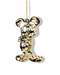 Disney - 3D Ornament Acryl Mickey Chrome Gold Acrylic 5x4x8 cm kerstornament