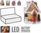 Nampook - Koekhuisje 10 cm met led 4ass