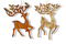 Kurt S. Adler - 5.8 inch Reindeer Orna X 2. 5x5x10 cm kerstornament