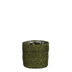 Mica Decorations - Atlantic mand groen h12xd12cm
