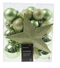 Decoris - Kerstbal plc mix plus piek 33st g.thee