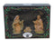 Euromarchi - Stal met 3 kerststalfiguren 10 cm