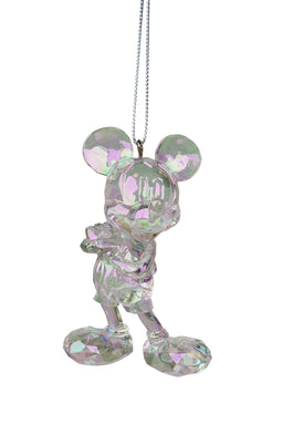 Kurt S. Adler - Ornament acryl mickey l8cm transparant