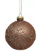 Hortus - Kerstbal bloem champagne