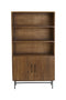 Light&living Kast 100x40x180 cm DUBAKU hout donker bruin