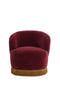 Light&living Stoel 81,5x76,5x76,5 cm GALATI velvet bordeaux+goud