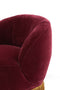 Light&living Stoel 81,5x76,5x76,5 cm GALATI velvet bordeaux+goud