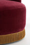 Light&living Stoel 81,5x76,5x76,5 cm GALATI velvet bordeaux+goud