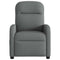 Fauteuil verstelbaar stof donkergrijs
