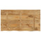 Tafelblad met natuurlijke rand 100x60x3,8 cm massief mangohout
