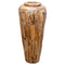 Decoratievaas 40x80 cm massief teakhout