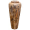 Decoratievaas 40x80 cm massief teakhout
