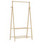 Kledingrek met schappen 96x45,5x150,5 cm bamboe