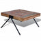 Salontafel met V-vormige poten gerecycled teakhout