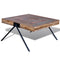 Salontafel met V-vormige poten gerecycled teakhout