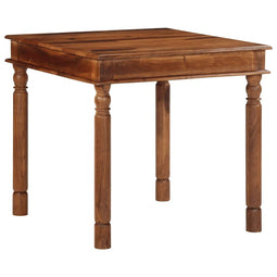 Eettafel 80x80x77 cm massief acaciahout