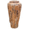 Decoratievaas 40x60 cm massief teakhout