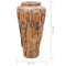 Decoratievaas 40x60 cm massief teakhout