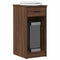 Computertorenstandaard met lade 35x45x77 cm bruin eikenkleur
