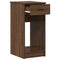 Computertorenstandaard met lade 35x45x77 cm bruin eikenkleur