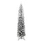 Kunstkerstboom met sneeuw smal 180 cm PVC groen