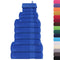 12-delige Handdoekenset 360 g/m 100% katoen blauw
