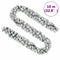 Kerstslinger met sneeuw 10 m PVC groen