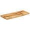 Tafelblad met natuurlijke rand 80x40x3,8 cm massief mangohout