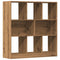 Boekenkast 97,5x29,5x100 cm bewerkt hout artisanaal eikenkleur