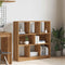 Boekenkast 97,5x29,5x100 cm bewerkt hout artisanaal eikenkleur