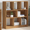 Boekenkast 97,5x29,5x100 cm bewerkt hout artisanaal eikenkleur