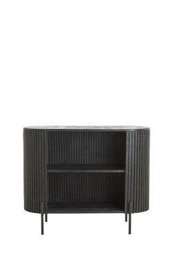 Light&living Kast 100x40x80 cm DUMOSI hout mat zwart