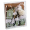 Kerstversiering Wit Groen 13 X 11 X 2 CM (10 Stuks)