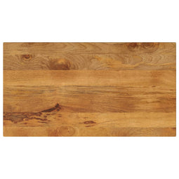 Tafelblad rechthoekig 100x70x2,5 cm massief mangohout
