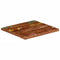 Tafelblad vierkant 60x60x1,5 cm massief gerecycled hout